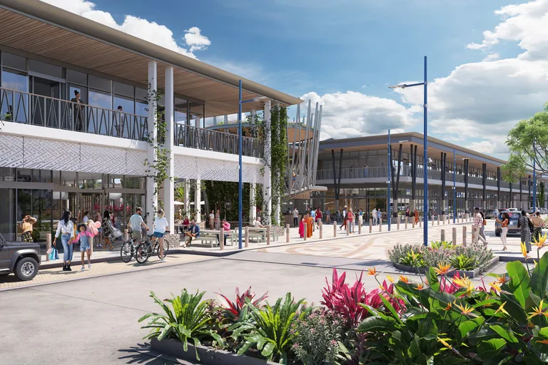 Voivoi Town Centre 3D Render